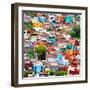 ¡Viva Mexico! Square Collection - Colorful Guanajuato XV-Philippe Hugonnard-Framed Photographic Print