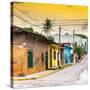 ¡Viva Mexico! Square Collection - Colorful Mexican Street at Sunset II-Philippe Hugonnard-Stretched Canvas