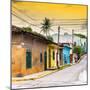 ¡Viva Mexico! Square Collection - Colorful Mexican Street at Sunset II-Philippe Hugonnard-Mounted Photographic Print