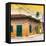 ¡Viva Mexico! Square Collection - Colorful Mexican Street at Sunset-Philippe Hugonnard-Framed Stretched Canvas
