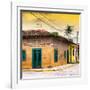 ¡Viva Mexico! Square Collection - Colorful Mexican Street at Sunset-Philippe Hugonnard-Framed Photographic Print