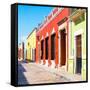 ¡Viva Mexico! Square Collection - Colorful Street - Campeche-Philippe Hugonnard-Framed Stretched Canvas