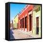 ¡Viva Mexico! Square Collection - Colorful Street - Campeche-Philippe Hugonnard-Framed Stretched Canvas