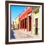 ¡Viva Mexico! Square Collection - Colorful Street - Campeche-Philippe Hugonnard-Framed Photographic Print