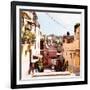 ¡Viva Mexico! Square Collection - Colorful Street in Guanajuato II-Philippe Hugonnard-Framed Photographic Print