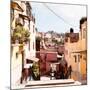 ¡Viva Mexico! Square Collection - Colorful Street in Guanajuato II-Philippe Hugonnard-Mounted Photographic Print