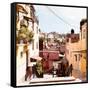 ¡Viva Mexico! Square Collection - Colorful Street in Guanajuato II-Philippe Hugonnard-Framed Stretched Canvas