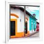 ¡Viva Mexico! Square Collection - Colorful Street in San Cristobal de Las Casas III-Philippe Hugonnard-Framed Photographic Print