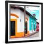 ¡Viva Mexico! Square Collection - Colorful Street in San Cristobal de Las Casas III-Philippe Hugonnard-Framed Photographic Print