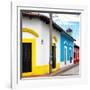 ¡Viva Mexico! Square Collection - Colorful Street in San Cristobal de Las Casas-Philippe Hugonnard-Framed Photographic Print
