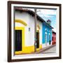 ¡Viva Mexico! Square Collection - Colorful Street in San Cristobal de Las Casas-Philippe Hugonnard-Framed Photographic Print