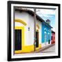 ¡Viva Mexico! Square Collection - Colorful Street in San Cristobal de Las Casas-Philippe Hugonnard-Framed Photographic Print