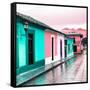 ¡Viva Mexico! Square Collection - Colorful Street in San Cristobal III-Philippe Hugonnard-Framed Stretched Canvas