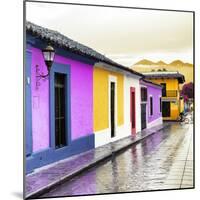 ¡Viva Mexico! Square Collection - Colorful Street in San Cristobal IV-Philippe Hugonnard-Mounted Photographic Print