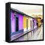 ¡Viva Mexico! Square Collection - Colorful Street in San Cristobal IV-Philippe Hugonnard-Framed Stretched Canvas