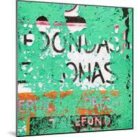 ¡Viva Mexico! Square Collection - Coral Green Grunge Wall-Philippe Hugonnard-Mounted Photographic Print