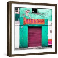 ¡Viva Mexico! Square Collection - Coral Green Taller-Philippe Hugonnard-Framed Photographic Print