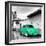 ¡Viva Mexico! Square Collection - Coral Green VW Beetle Car in San Cristobal de Las Casas-Philippe Hugonnard-Framed Photographic Print