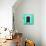 ¡Viva Mexico! Square Collection - Coral Green Wall & Black Window-Philippe Hugonnard-Photographic Print displayed on a wall