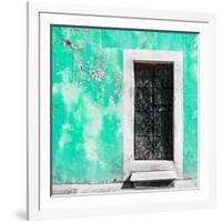 ¡Viva Mexico! Square Collection - Coral Green Wall of Silence-Philippe Hugonnard-Framed Photographic Print
