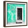 ¡Viva Mexico! Square Collection - Coral Green Wall of Silence-Philippe Hugonnard-Framed Photographic Print