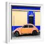 ¡Viva Mexico! Square Collection - Coral VW Beetle - San Cristobal-Philippe Hugonnard-Framed Photographic Print