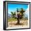 ¡Viva Mexico! Square Collection - Desert Palm Tree-Philippe Hugonnard-Framed Photographic Print