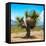 ¡Viva Mexico! Square Collection - Desert Palm Tree-Philippe Hugonnard-Framed Stretched Canvas