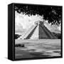 ¡Viva Mexico! Square Collection - El Castillo Pyramid - Chichen Itza I-Philippe Hugonnard-Framed Stretched Canvas