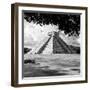 ¡Viva Mexico! Square Collection - El Castillo Pyramid - Chichen Itza I-Philippe Hugonnard-Framed Photographic Print