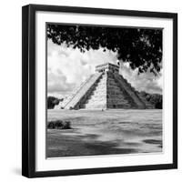 ¡Viva Mexico! Square Collection - El Castillo Pyramid - Chichen Itza I-Philippe Hugonnard-Framed Photographic Print