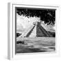 ¡Viva Mexico! Square Collection - El Castillo Pyramid - Chichen Itza I-Philippe Hugonnard-Framed Photographic Print