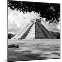 ¡Viva Mexico! Square Collection - El Castillo Pyramid - Chichen Itza I-Philippe Hugonnard-Mounted Photographic Print