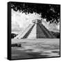 ¡Viva Mexico! Square Collection - El Castillo Pyramid - Chichen Itza I-Philippe Hugonnard-Framed Stretched Canvas