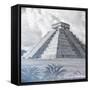 ¡Viva Mexico! Square Collection - El Castillo Pyramid - Chichen Itza IV-Philippe Hugonnard-Framed Stretched Canvas