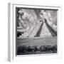 ¡Viva Mexico! Square Collection - El Castillo Pyramid - Chichen Itza IX-Philippe Hugonnard-Framed Photographic Print