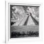 ¡Viva Mexico! Square Collection - El Castillo Pyramid - Chichen Itza IX-Philippe Hugonnard-Framed Photographic Print