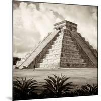 ¡Viva Mexico! Square Collection - El Castillo Pyramid - Chichen Itza V-Philippe Hugonnard-Mounted Photographic Print