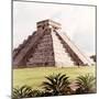 ¡Viva Mexico! Square Collection - El Castillo Pyramid - Chichen Itza VI-Philippe Hugonnard-Mounted Photographic Print