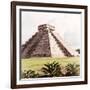 ¡Viva Mexico! Square Collection - El Castillo Pyramid - Chichen Itza VI-Philippe Hugonnard-Framed Photographic Print