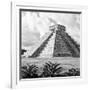 ¡Viva Mexico! Square Collection - El Castillo Pyramid - Chichen Itza VII-Philippe Hugonnard-Framed Photographic Print