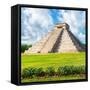 ?Viva Mexico! Square Collection - El Castillo Pyramid - Chichen Itza VIII-Philippe Hugonnard-Framed Stretched Canvas