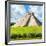 ?Viva Mexico! Square Collection - El Castillo Pyramid - Chichen Itza VIII-Philippe Hugonnard-Framed Photographic Print