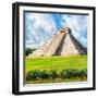 ?Viva Mexico! Square Collection - El Castillo Pyramid - Chichen Itza VIII-Philippe Hugonnard-Framed Photographic Print