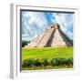 ?Viva Mexico! Square Collection - El Castillo Pyramid - Chichen Itza VIII-Philippe Hugonnard-Framed Photographic Print