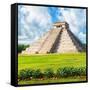 ?Viva Mexico! Square Collection - El Castillo Pyramid - Chichen Itza VIII-Philippe Hugonnard-Framed Stretched Canvas