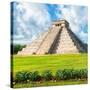 ?Viva Mexico! Square Collection - El Castillo Pyramid - Chichen Itza VIII-Philippe Hugonnard-Stretched Canvas