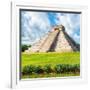 ?Viva Mexico! Square Collection - El Castillo Pyramid - Chichen Itza VIII-Philippe Hugonnard-Framed Photographic Print