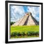 ?Viva Mexico! Square Collection - El Castillo Pyramid - Chichen Itza VIII-Philippe Hugonnard-Framed Photographic Print