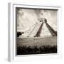 ¡Viva Mexico! Square Collection - El Castillo Pyramid - Chichen Itza X-Philippe Hugonnard-Framed Photographic Print